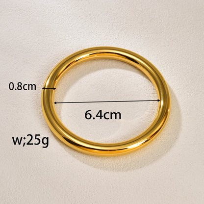 18K Gold Hollow Bracelet
