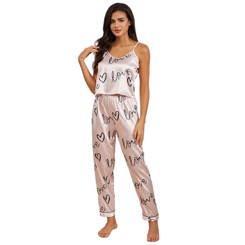 Women’s Satin Cami Pajama Set