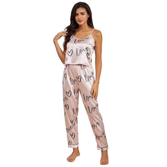 Women’s Satin Cami Pajama Set