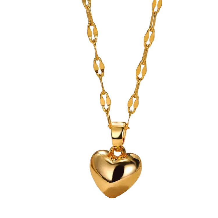 Gold Beloved Charm Necklace