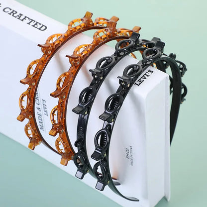 Braided Hollow Bangs Headband