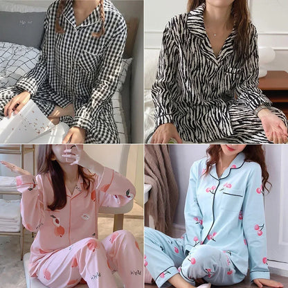 Striped Cherry Pajama Set