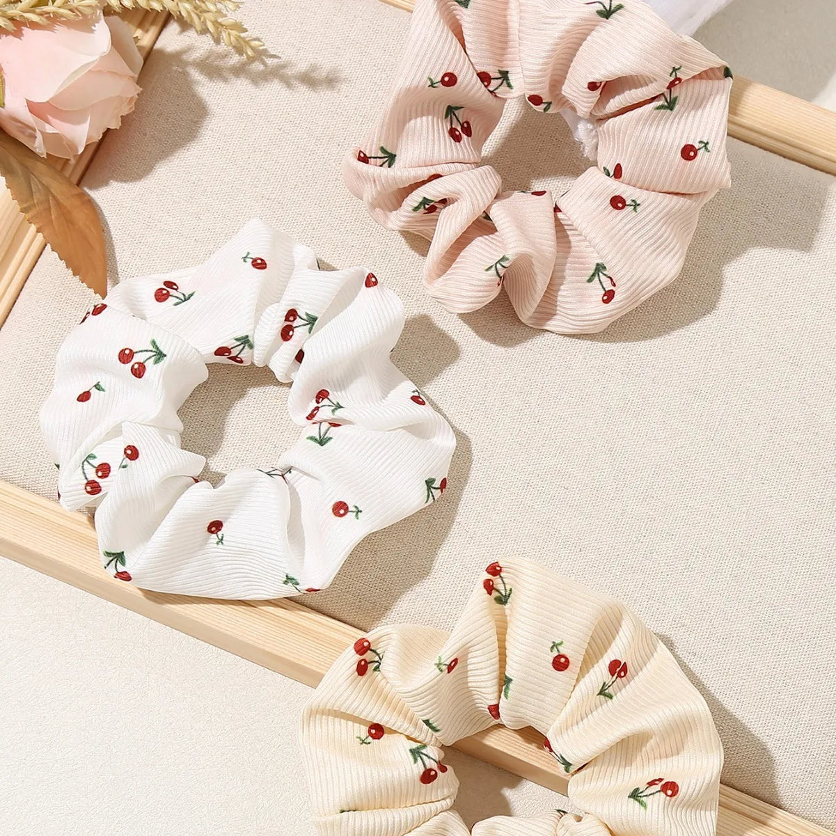 Cute Cherry Hair Scrunchie
