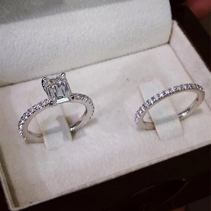 Elegant CZ Statement Ring