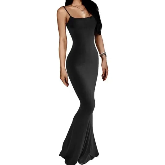 Fishtail Suspender Bodycon Dress