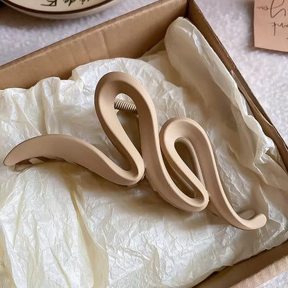 Korean Acrylic Wave Hair Claw