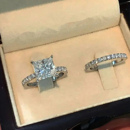 Elegant CZ Statement Ring