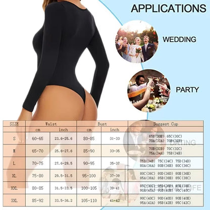 Long Sleeve Seamless Shapewear