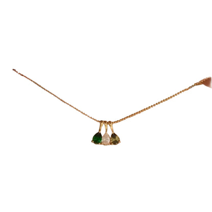 December Birthstone Pendant Necklace
