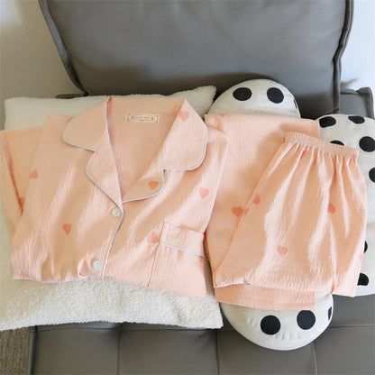 Cherry Print Pajama Set