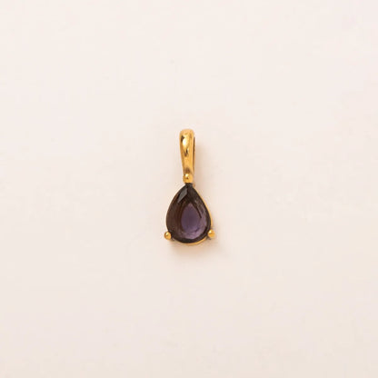 December Birthstone Pendant Necklace