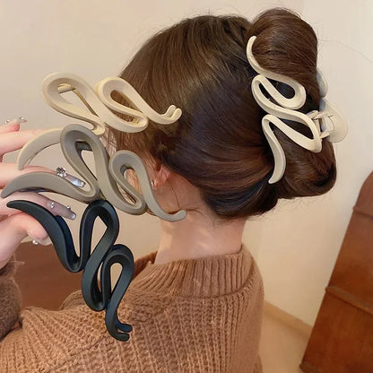 Korean Acrylic Wave Hair Claw