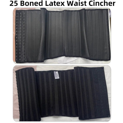 25 Bone Latex Waist Trainer Corset