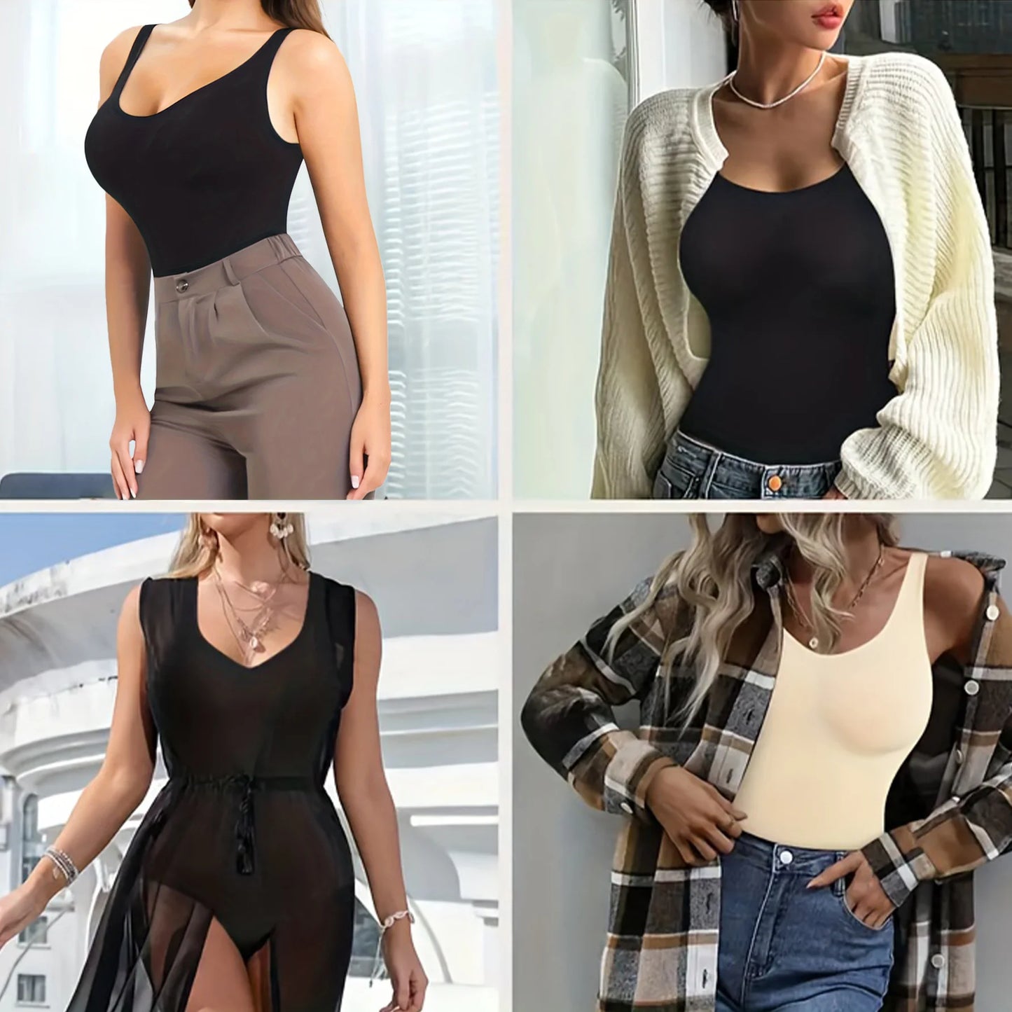 Seamless Full Body Shaper Bodysuit