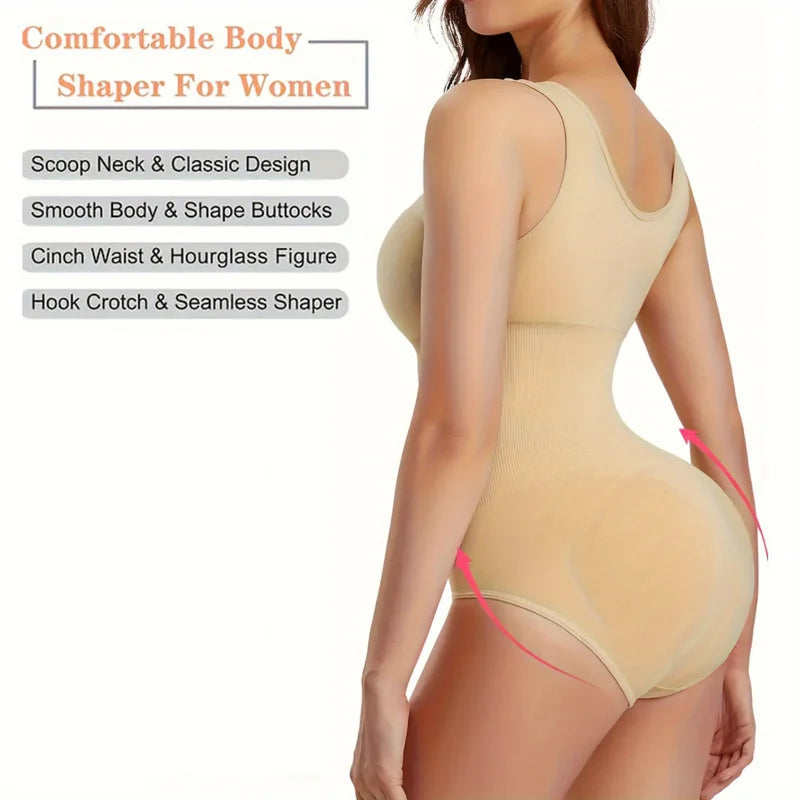 Seamless Full Body Shaper Bodysuit