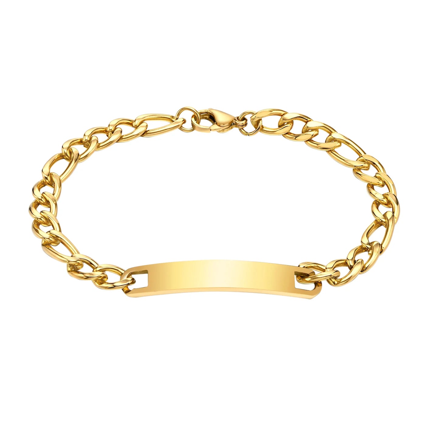 Custom Heart Engraved Bracelet