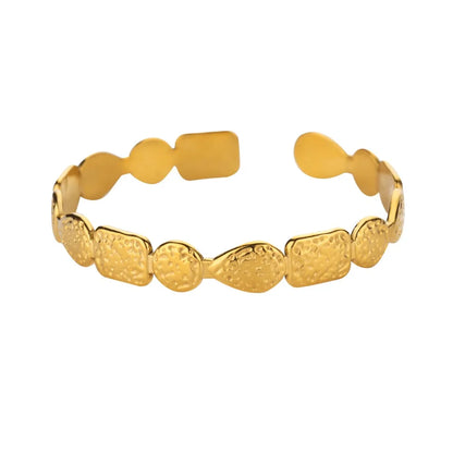 Classic Gold Open Cuff Bangle