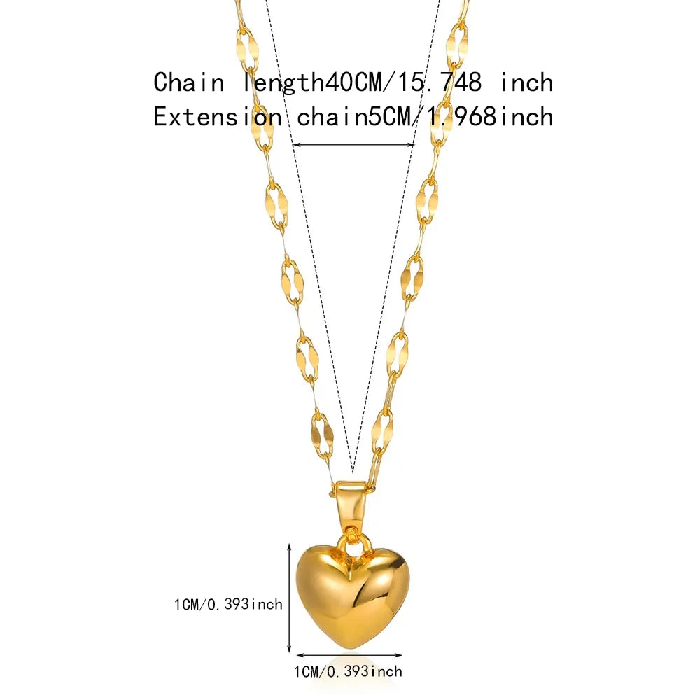 Gold Beloved Charm Necklace