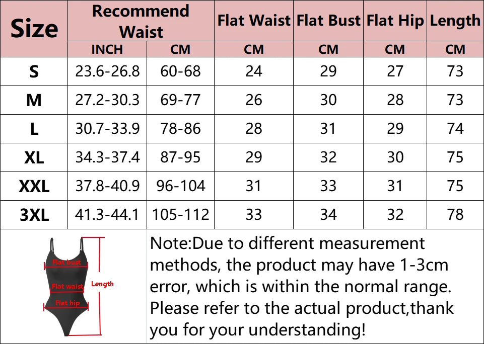 One-Piece Thong Shapewear