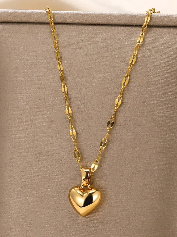Gold Beloved Charm Necklace
