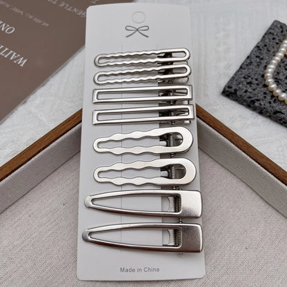 Y2K Silver Duckbill Hair Clip