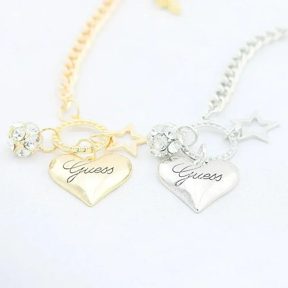 Love Heart Charm Bracelet