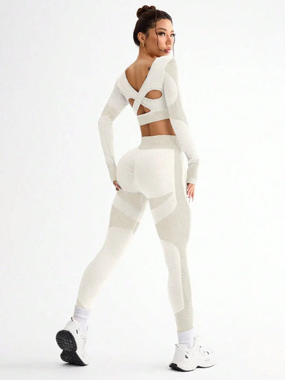 2PCS Seamless Fitness Suit