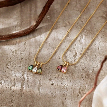 December Birthstone Pendant Necklace