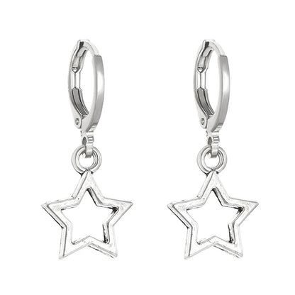Mini Star Hoop Earrings