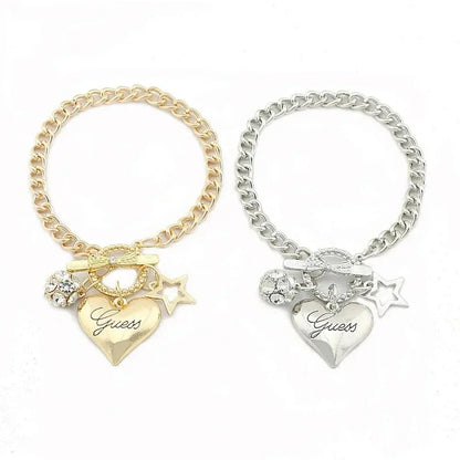 Love Heart Charm Bracelet