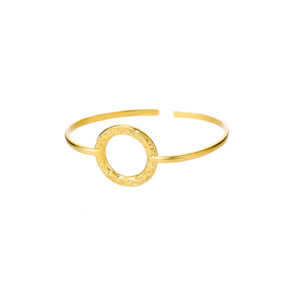 Classic Gold Open Cuff Bangle