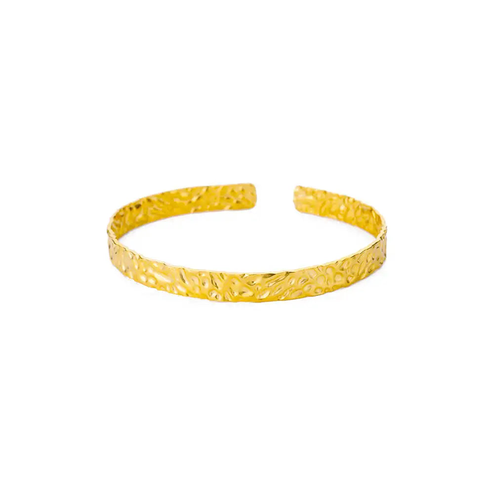 Classic Gold Open Cuff Bangle