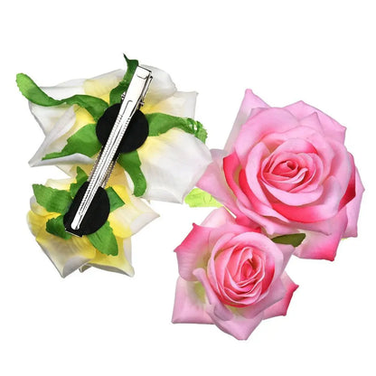 Bridal Rose Hair Clip