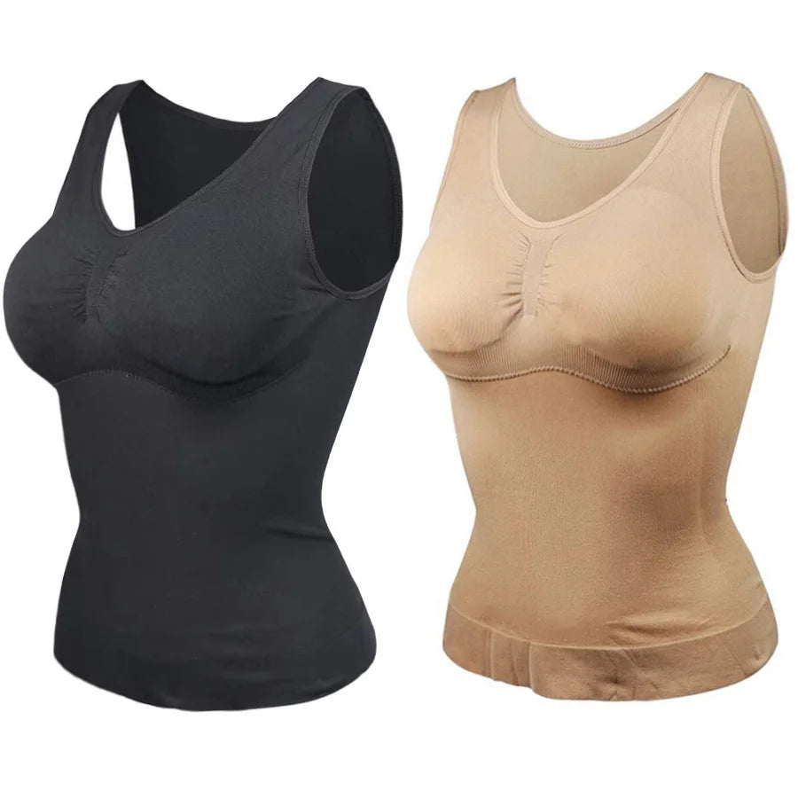 2-in-1 Tummy Control Shapewear Vest