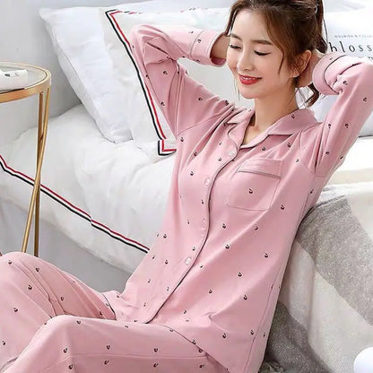 Long Sleeve Homewear Pajama Set