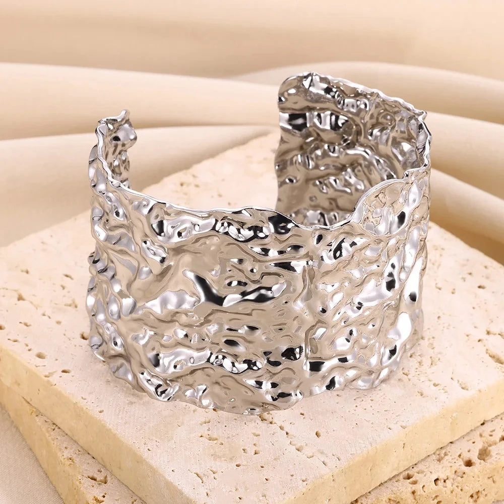 Classic Gold Open Cuff Bangle