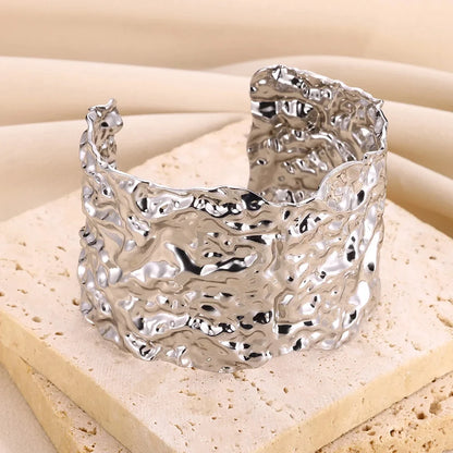 Classic Gold Open Cuff Bangle