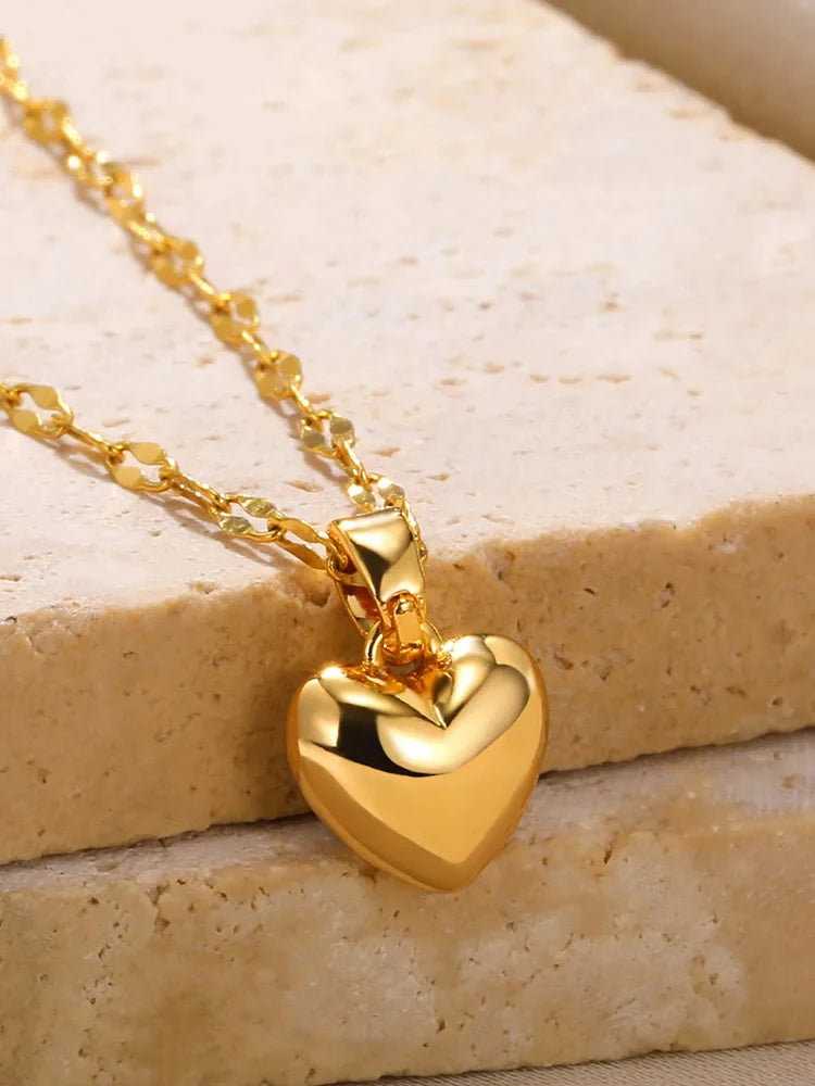 Gold Beloved Charm Necklace