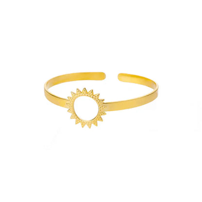 Classic Gold Open Cuff Bangle