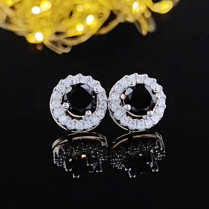 Korean Zircon Circle Studs