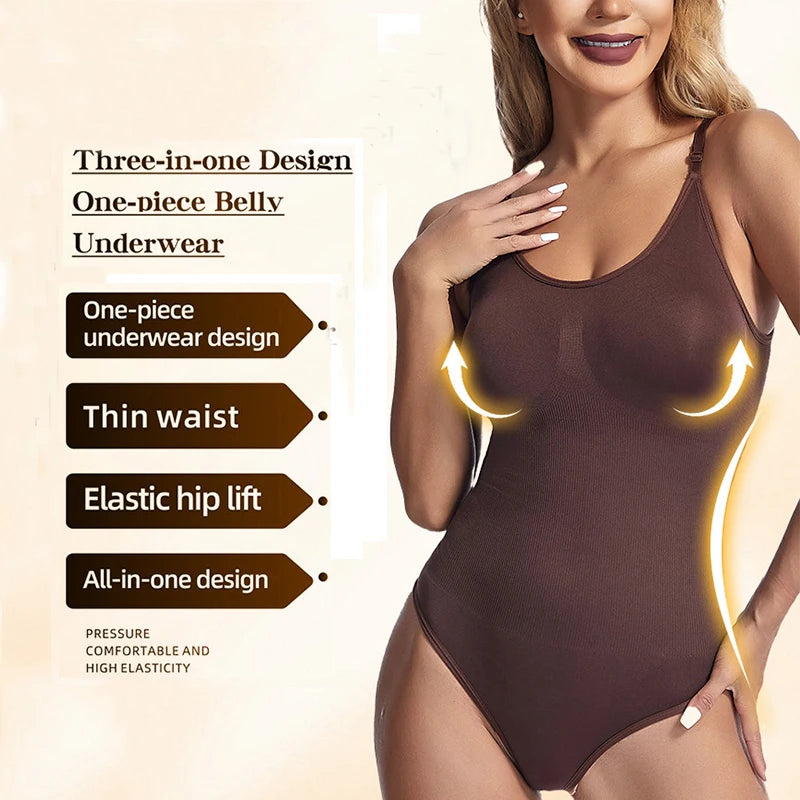 Seamless Thong Waist Trainer Shapewear