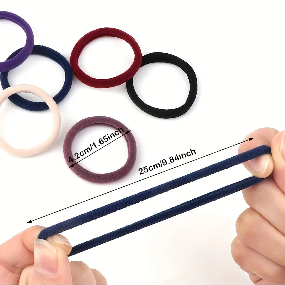 Soft Elastic Hair Ties Set