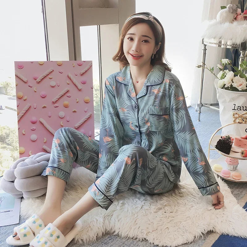 Striped Cherry Pajama Set