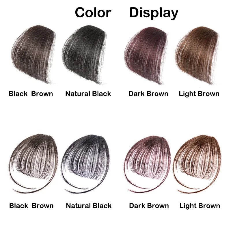 Clip-In Synthetic Air Bangs