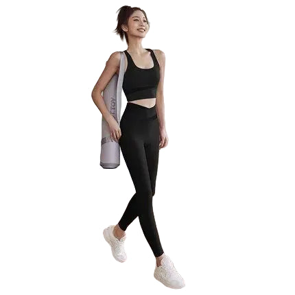 2PCS Yoga Bra & Shorts Set