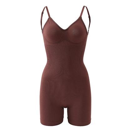 Backless Mid-Thigh Shapewear Bodysuit