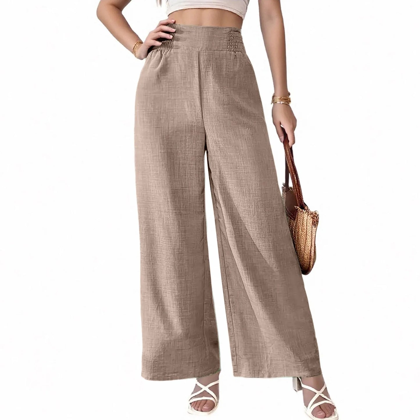 Women’s High Waist Wide Leg Pants