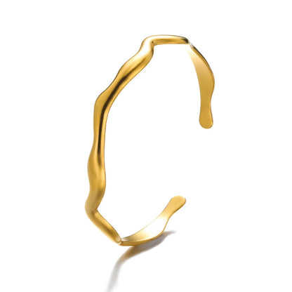 Classic Gold Open Cuff Bangle