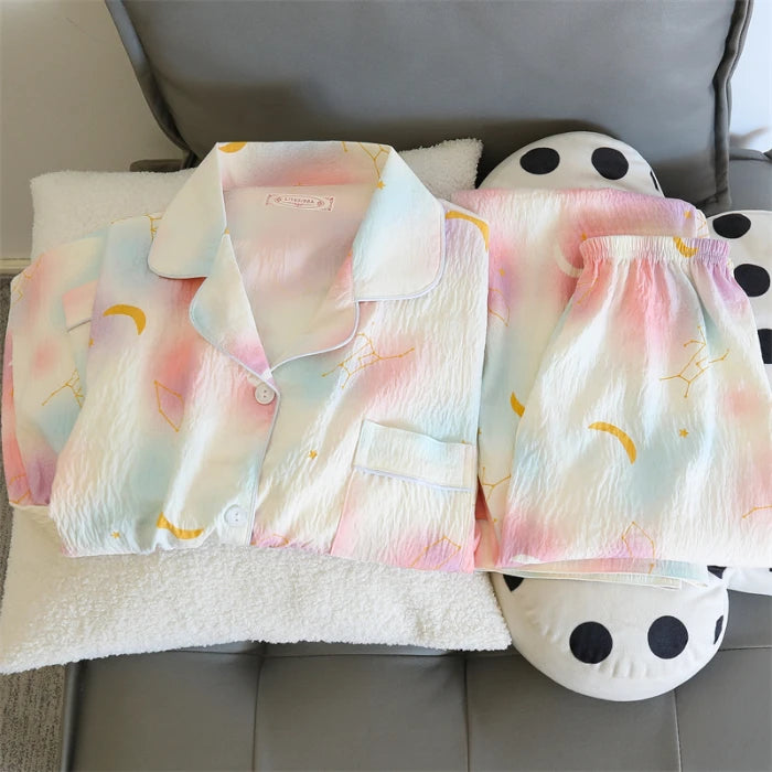 Cherry Print Pajama Set