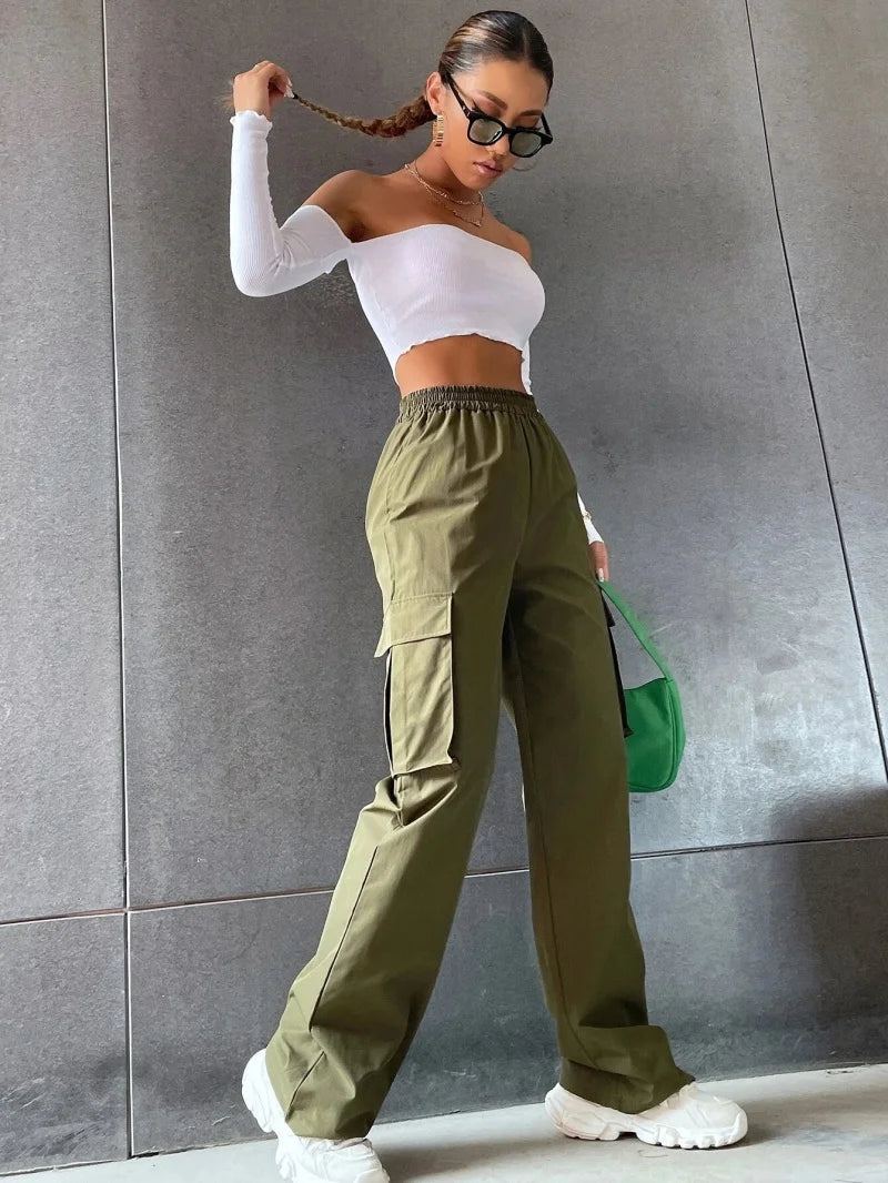Y2K Ripped Baggy Cargo Pants